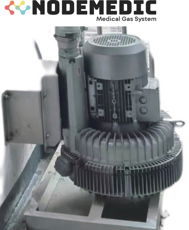 Pneumatic tube system blower nodemedic