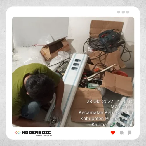 Dokumentasi Pemasangan Gas Medis