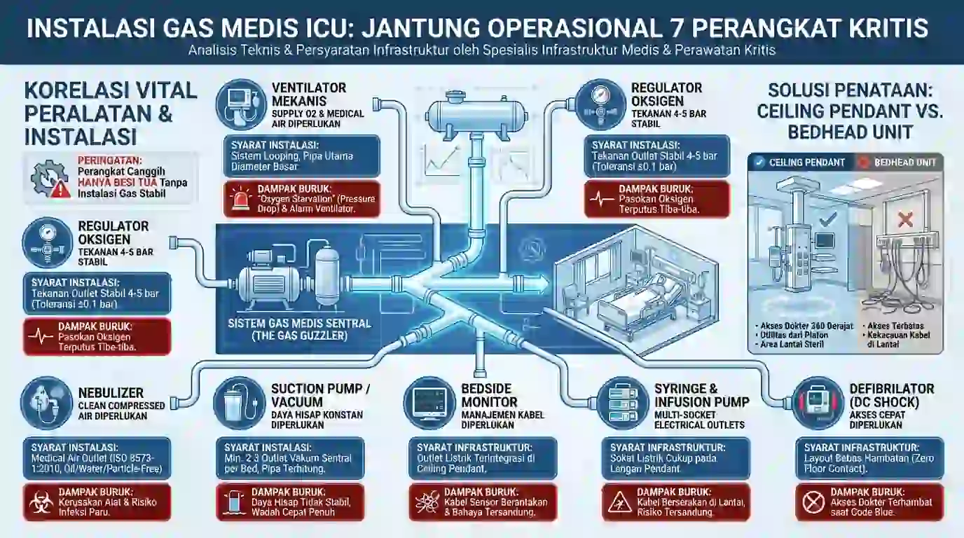 visualisasi pentingnya alat untuk ruang icu