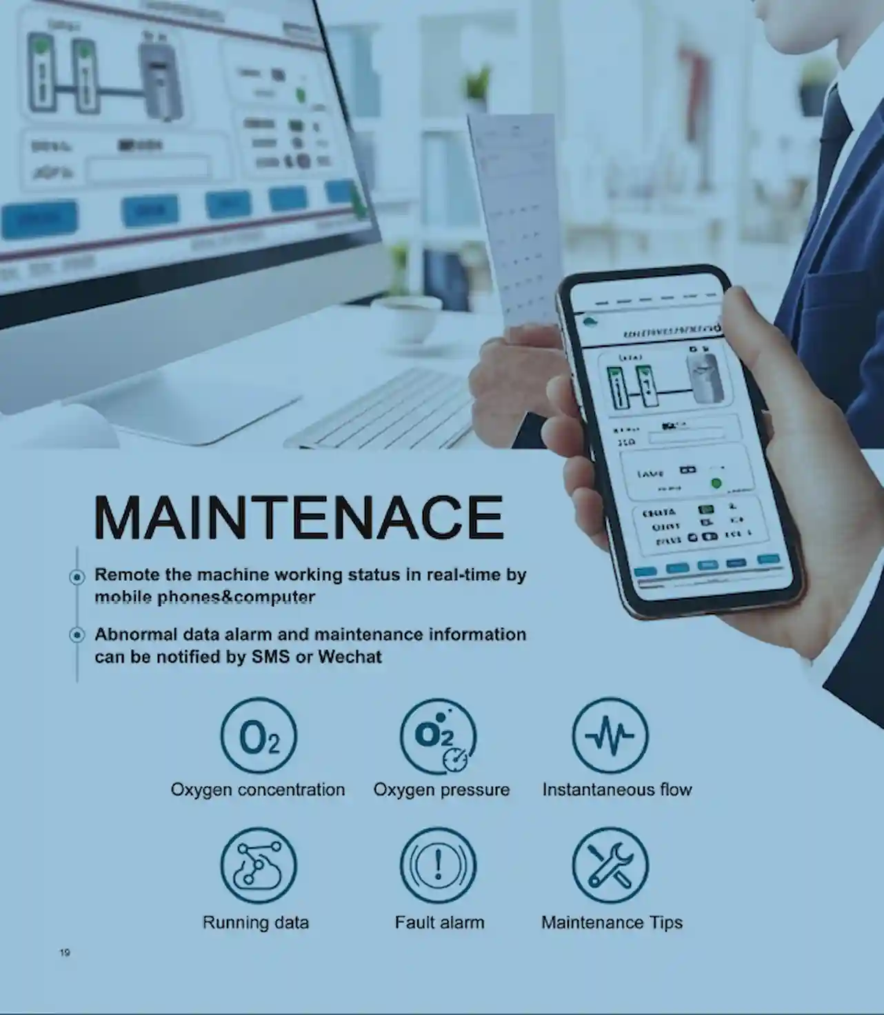 monitring generator oksigen