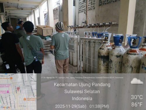 sentral gas oksigen