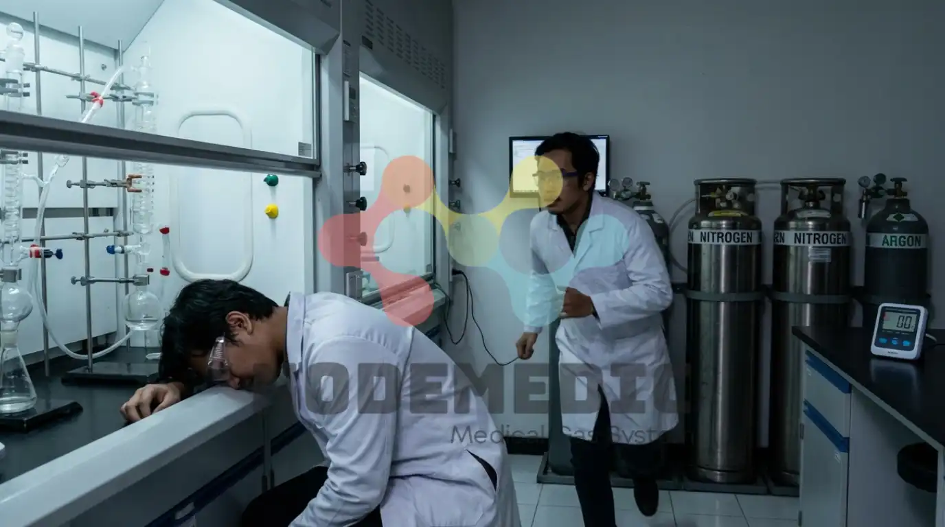 dampak dan risiko jika gas lab bocor dan terhirup