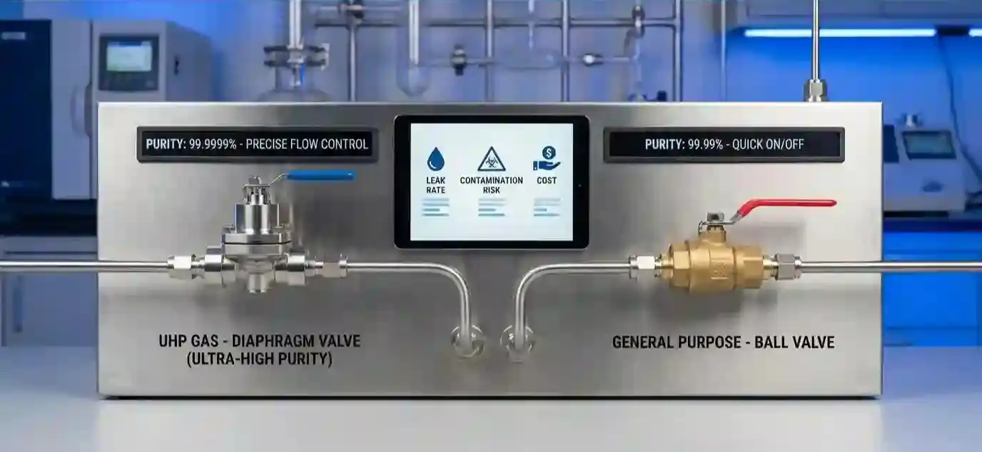 perbandingan valve gas uhp