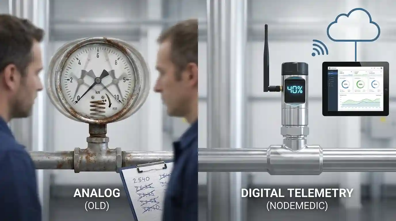 perbandingan cara kerja dan hasil dari telemetri digital dan analog