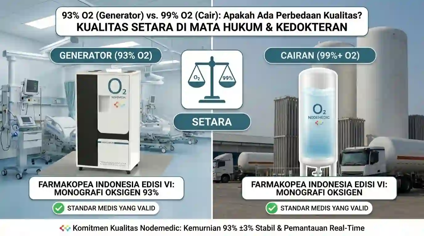 kualitas okesigen dimata hukum dan perbandingannya