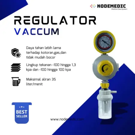 Regulator Vacuum & Jar 2 Liter Nodemedic