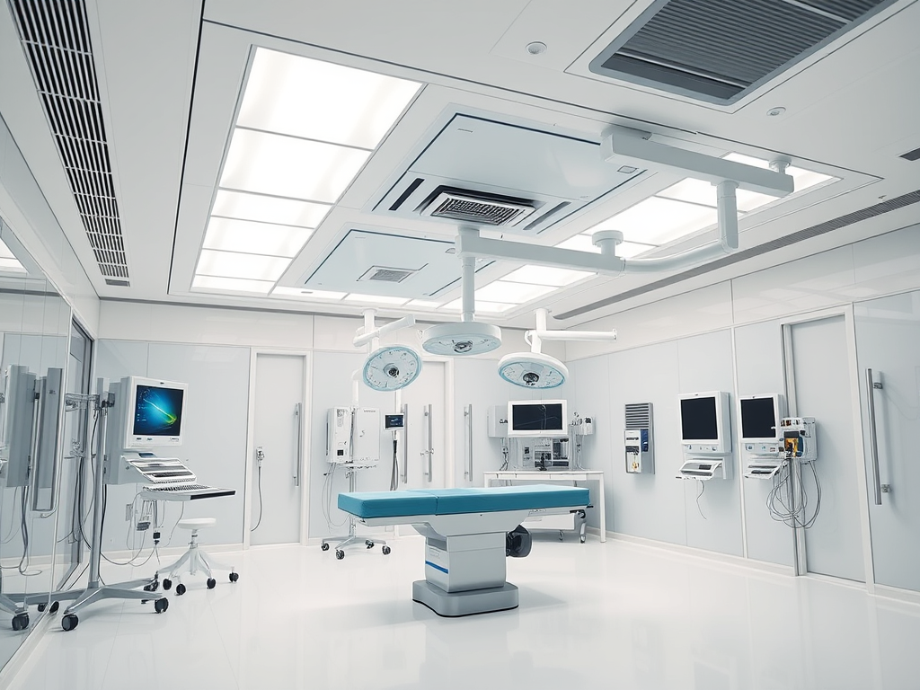 Laminar air flow modular operating theatre expose laminar flow